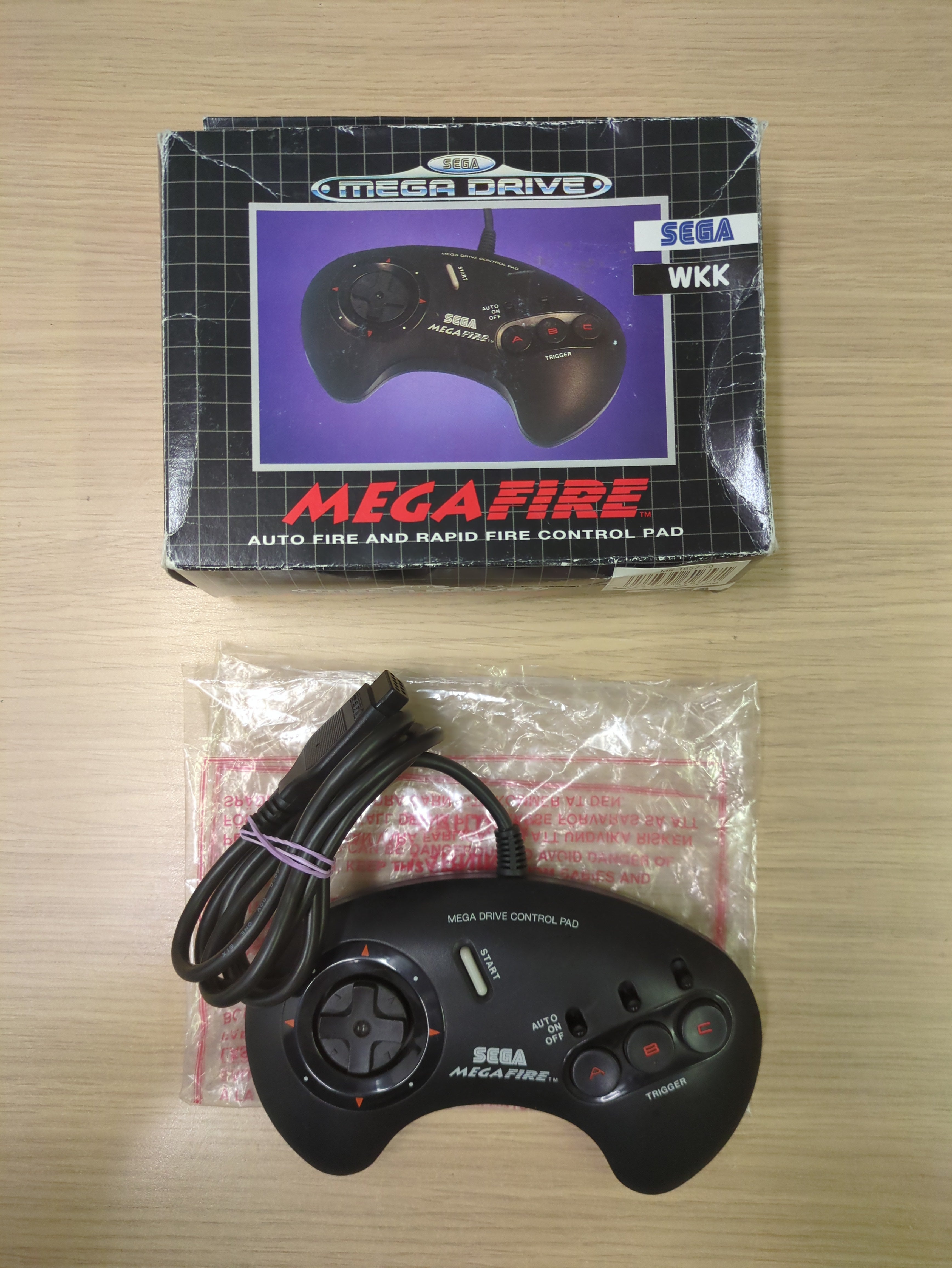 Sega Mega Fire Auto Fire and Rapid Fire Control Pad Boxed Mega Drive Official Sega Mega Fire Auto Fire and Rapid Fire Control Pad Boxed Mega Drive Official
